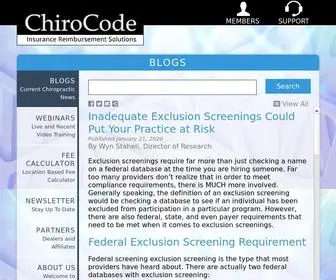Chirocode.com(Additional resources from find) Screenshot