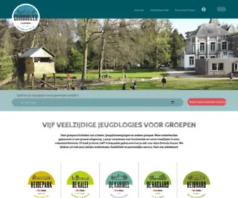 Chirohuizen.be(Vijf veelzijdige jeugdlogies voor groepen) Screenshot