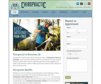 Chirokennesaw.com(Chiropractic Center of Kennesaw) Screenshot