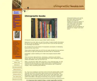 Chiropractic-Books.com(CHIROPRACTIC BOOKS) Screenshot