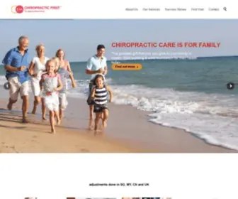 Chiropractic-First.org(Chiropractic First) Screenshot