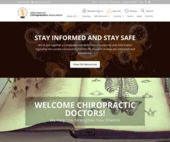 Chiropractic.org(International Chiropractors Association) Screenshot