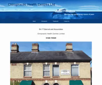 Chiropracticcentres.org(Dr I T Garrod and Associates) Screenshot