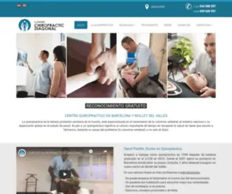 ChiropractiCDiagonal.com(Quiropráctico) Screenshot