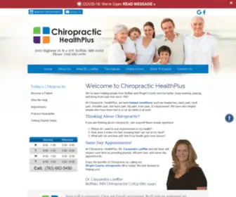 Chiropractichealthplus.com(Wright County Chiropractor) Screenshot