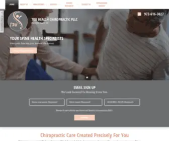 Chiropractictruhealth.com(North Dallas Chiropractor. Dr Chistee Lacy) Screenshot