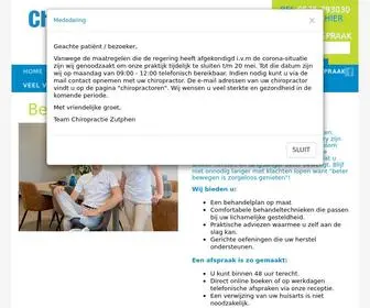 Chiropractie-Zutphen.nl(Chiropractie Zutphen) Screenshot