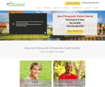 Chiropractor-Greenville.com(Chiropractor Greenville SC New Patient Special Offer) Screenshot