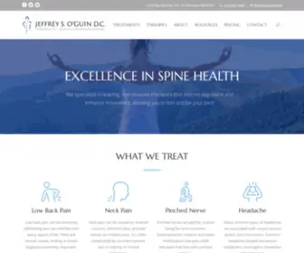 Chiropractorkirkwood.com(Dr. O'Guin) Screenshot