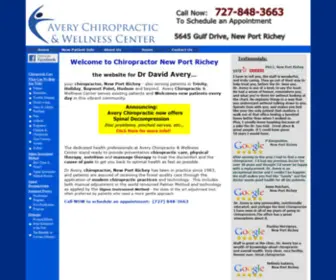 Chiropractornewportrichey.com(Avery Chiropractic & Wellness Center) Screenshot