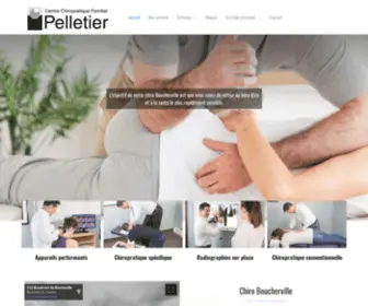 Chiropratiquepelletier.ca(Chiro Boucherville) Screenshot