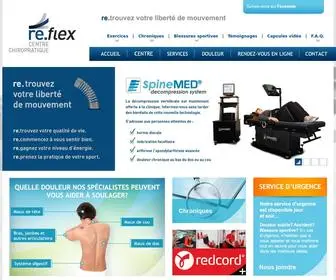 Chiroreflex.com(Ré.flex Centre chiropratique) Screenshot