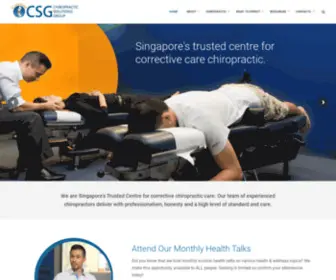 Chirosolutionsgroup.com(Chiropractors Singapore) Screenshot