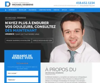 Chiroste-Foy.com(Votre Chiro à Québec) Screenshot