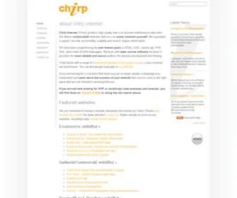 Chirp.com.au(Web development) Screenshot