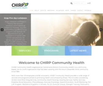 Chirp.org.au(CHIRP Community Health) Screenshot