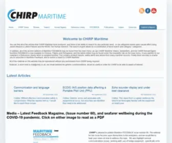 Chirpmaritime.org(Chirpmaritime) Screenshot