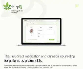 Chirprx.com(The druggists are listening) Screenshot