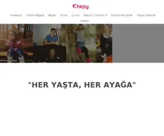 Chirpy.com.tr(Panduf ve Ev Terliği Satış Noktası) Screenshot