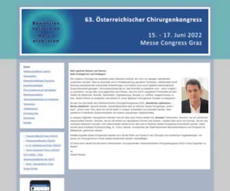 Chirurgenkongress.at(Österreichischer) Screenshot