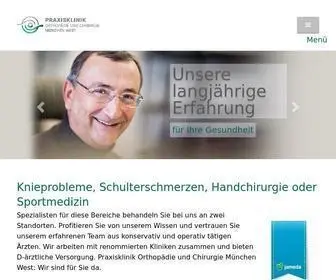 Chirurgie-Orthopaedie.de(Willkommen im Zentrum für Knie) Screenshot