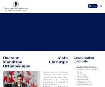 Chirurgie-Orthopedique.info(Chirurgie orthopédique) Screenshot