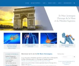 Chirurgiemain.fr(Le site web de la Clinique de la Main et du Docteur Marc Juvenspan) Screenshot