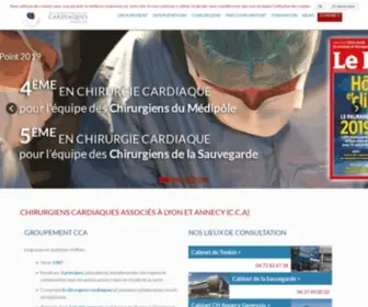 Chirurgien-Cardiaque.com(Chirurgiens cardiaques à Lyon & Annecy) Screenshot