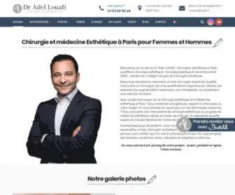 Chirurgien-Esthetiqueparis.com(Dr Adel Louafi : Chirurgien et médecin esthétique à Paris) Screenshot