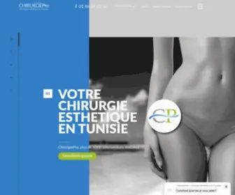 Chirurgiepro.net(Chirurgie Esthetique Tunisie tout compris) Screenshot