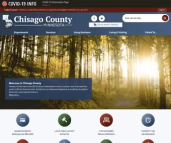 Chisagocounty.us(Chisago County) Screenshot