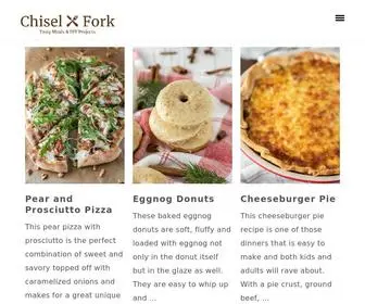 Chiselandfork.com(Tasty Recipes & DIY Woodworking Projects) Screenshot