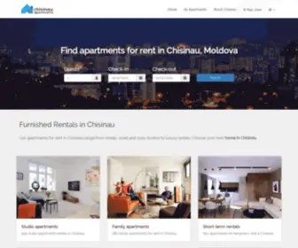 Chisinau-Apartments.com(Apartments for rent in Chisinau) Screenshot