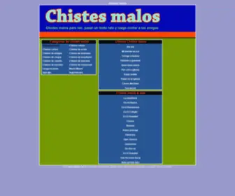 Chistesmalos.net(Chistes malos) Screenshot