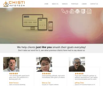 Chistitech.com(Web Design & Web Development Experts) Screenshot