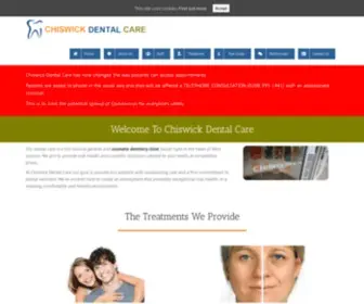 Chiswickdentalcare.com(At Chiswick Dental Care our goal) Screenshot