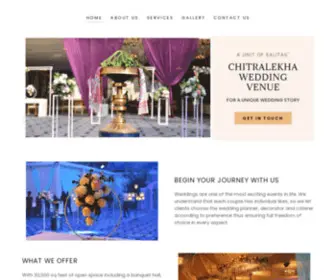 Chitralekhaweddings.com(Wedding Venue) Screenshot