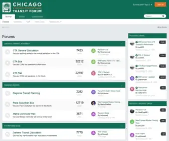 Chitransit.org(Chicago Transit Forum) Screenshot