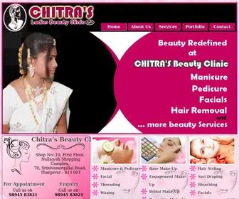 Chitrasbeautyclinic.com(Ladies Beauty Parlour in Thanjavur) Screenshot
