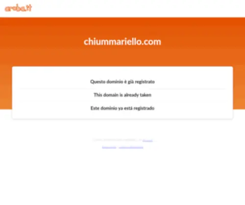 Chiummariello.com(Web developer freelance) Screenshot