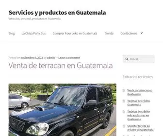 Chivaguate.com(Vehiculos, personal, productos en Guatemala) Screenshot