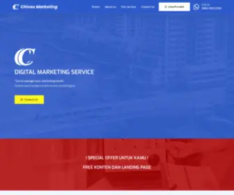 Chivasmarketing.com(Jasa Digital Marketing Agency) Screenshot