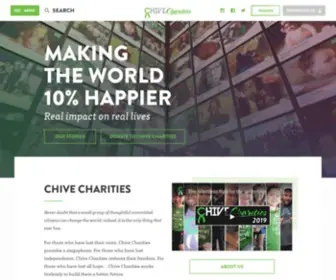 Chivecharities.org(Chive Charities) Screenshot