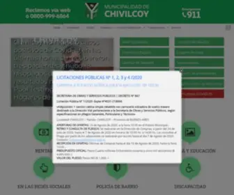 Chivilcoy.gov.ar(Municipalidad de Chivilcoy) Screenshot