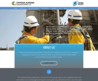 Chiyoda-Almana.com(Chiyoda Almana Engineering LLC) Screenshot