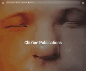 Chizinepub.com(ChiZine Publications // Embrace the Odd) Screenshot