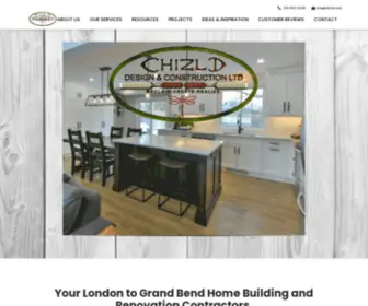 Chizld.com(London to Grand Bend Home Building and Renovation Contractors) Screenshot