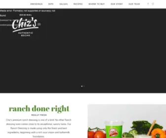 Chizsfoods.com(Chiz's) Screenshot