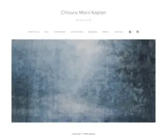 Chizuruart.com(Chizuru Morii Kaplan) Screenshot