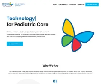 Chlainnovationstudio.com(Transforming Pediatrics at Children's Hospital Los Angeles) Screenshot